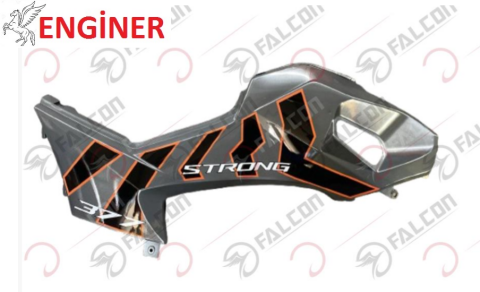 ORTA KARENAJ DİZLİK FÜME/TURUNCU SAĞ-ATV STRONG 377