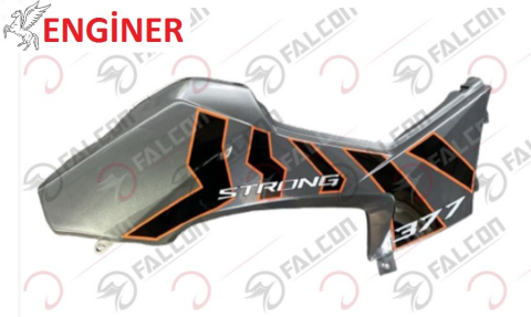 ORTA KARENAJ DİZLİK FÜME/TURUNCU SOL-ATV STRONG 377