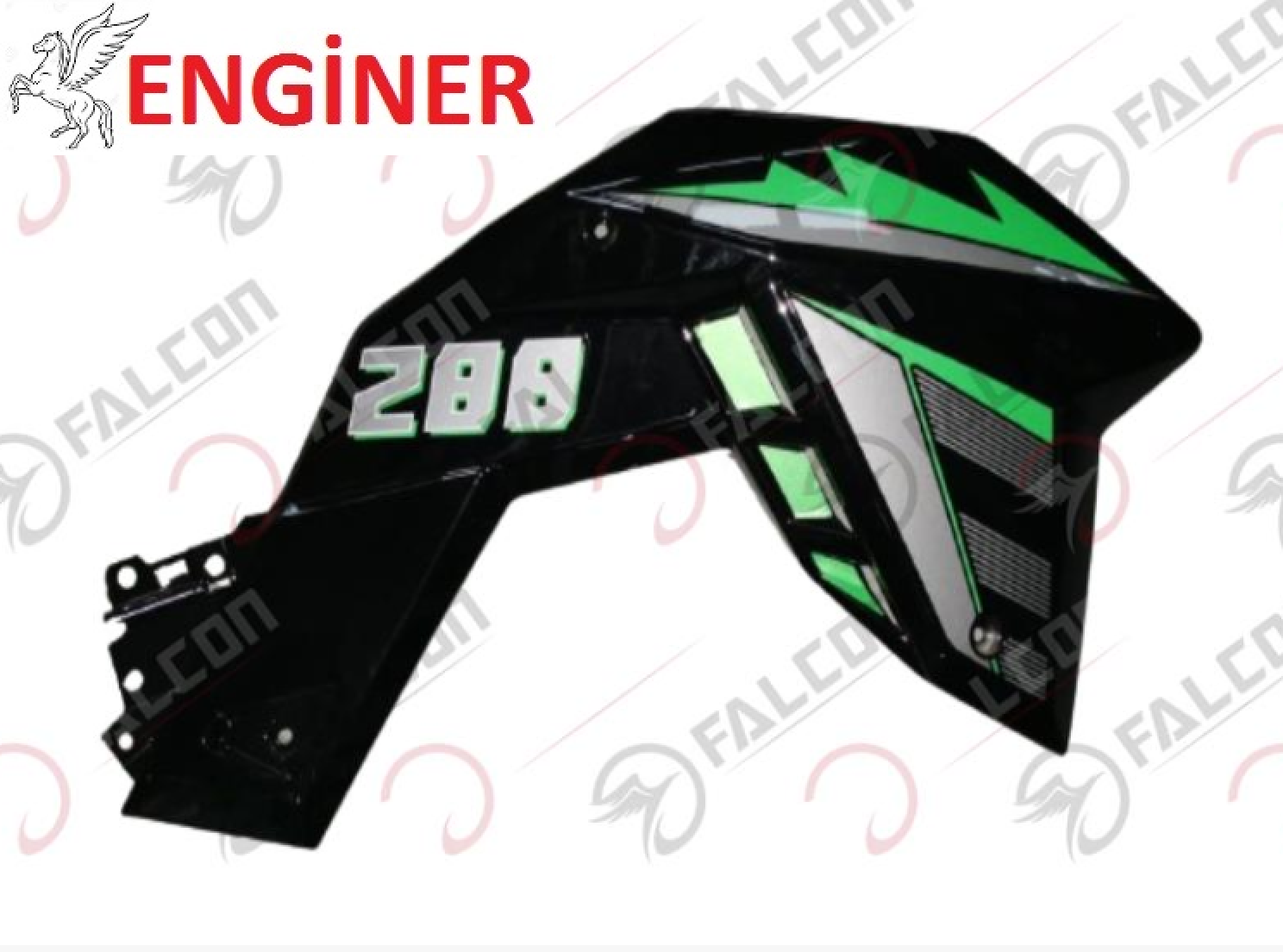 DEPO YAN KARENAJI YEŞİL/GRİ  SAĞ - N-288 NAKED