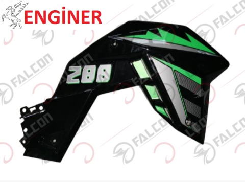 DEPO YAN KARENAJI YEŞİL/GRİ  SAĞ - N-288 NAKED