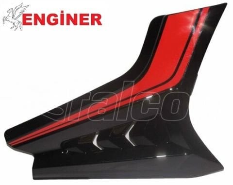 YAN KAPAK SAĞ KIRMIZI SİYAH-SHARK 188