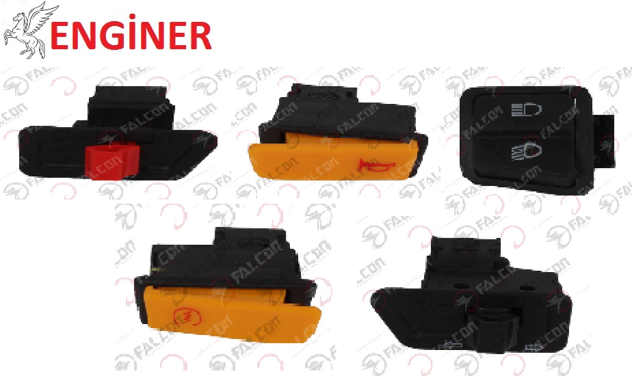 SİNYAL-FAR-KORNA-MARŞ-SELLEKTÖR DÜĞMELERİ SET