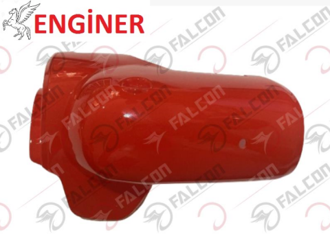 ÖN ÇAMURLUK YAN PARCA SOL KIRMIZI-RETRO 110