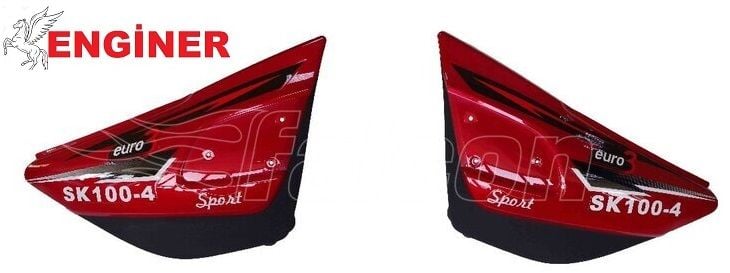 YAN KAPAK SAĞ SOL KIRMIZI TAKIM-SK100-4 SPORT