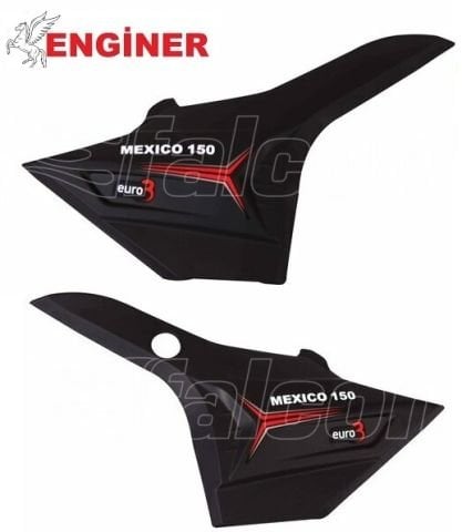 YAN KAPAK SAĞ SOL KIRMIZI TAKIM-MEXİCO 125