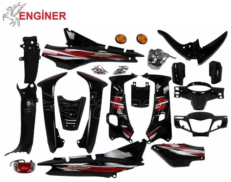 KH-MFH KAPORTA SETİ İTHAL(FAR STOP DAHİL) SİYAH