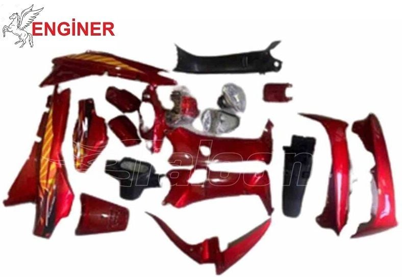 SFC KAPORTA SETİ İTHAL (FAR STOP DAHİL )KIRMIZI