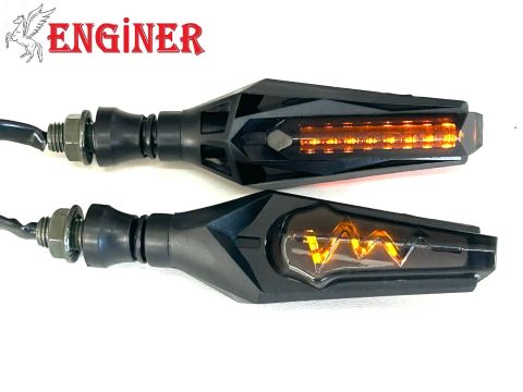 LED SİNYAL YILDIRIM KAYAR LEDLİ (SARI) 2 ADET