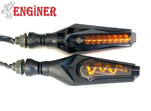 LED SİNYAL YILDIRIM KAYAR LEDLİ (SARI) 2 ADET