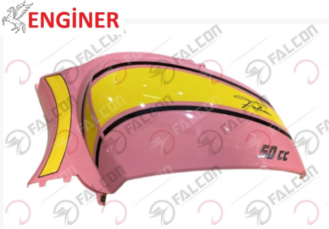 ARKA KARENAJ SOL SARI/PEMBE-TURTLE