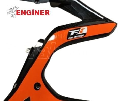 FAR KARENAJI ALT PARÇA TURUNCU BÜYÜK SAĞ - FR 250 RACING