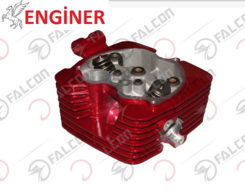SİLİNDİR ÜST KAPAK KOMPLE BORDO-VİPER 150