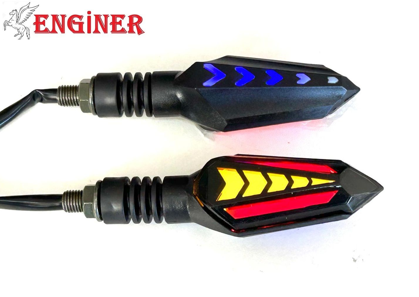 LED SİNYAL OK DESEN (SARI) KAYAR LEDLİ (2 ADET)