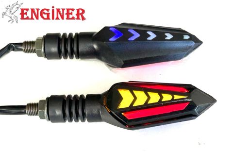 LED SİNYAL OK DESEN (SARI) KAYAR LEDLİ (2 ADET)