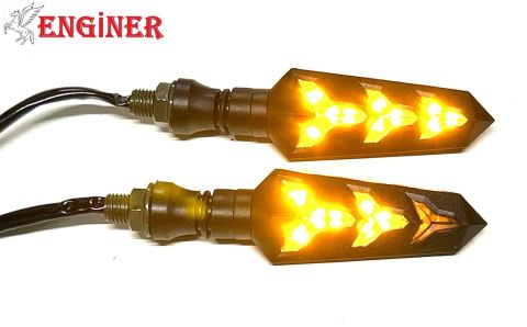 LED SİNYAL Y MODEL (SARI) KAYAR ve AMERİKAN PARK (2 ADET)