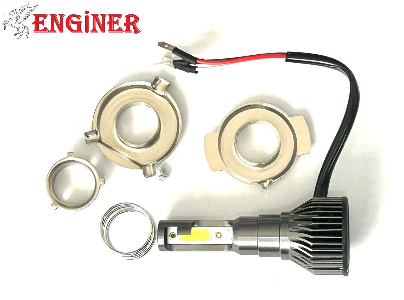 LED XENON FANLI H4/BOSH TİP/H7 UYUMLU BEYAZ 7000 LM