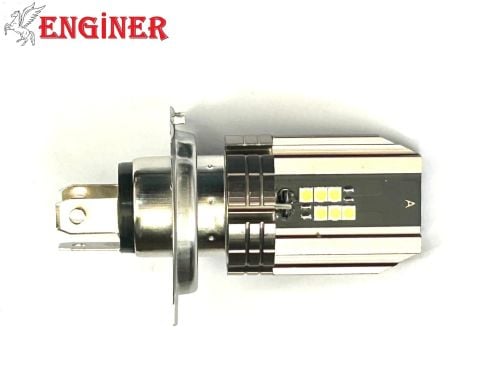 LED FAR AMPULÜ H4 BEYAZ 12 LEDLİ