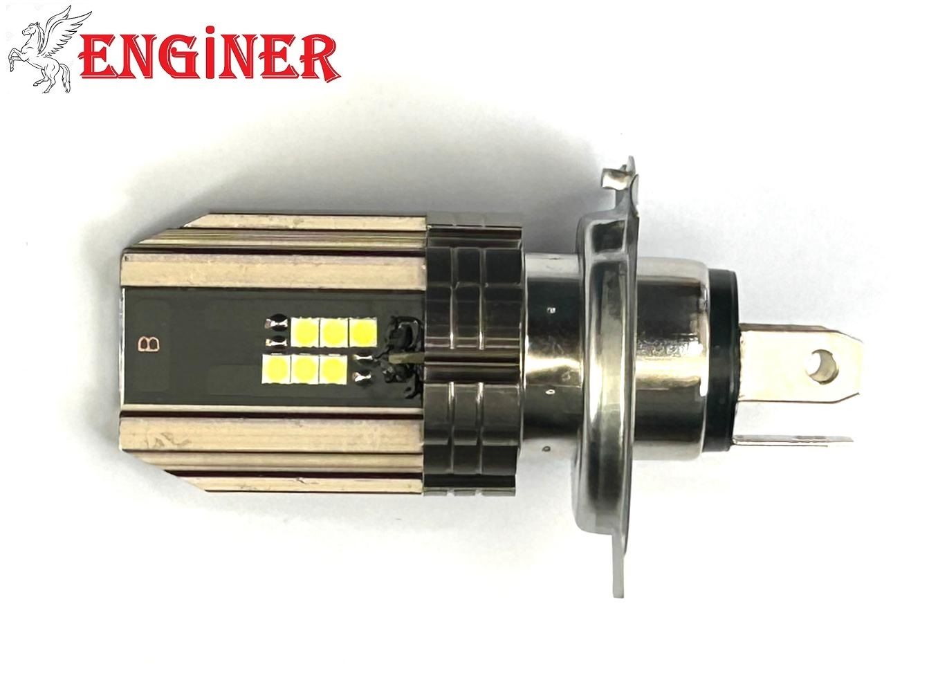 LED FAR AMPULÜ H4 BEYAZ 12 LEDLİ