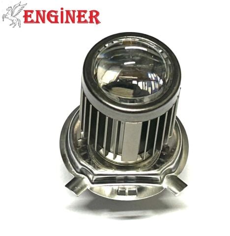 LED FAR AMPULÜ MERCEKLİ H4 UZUN BEYAZ KISA SARI RENK