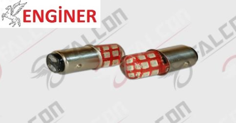 LED STOP AMPULÜ 18 LEDLİ ÇAKARLI KIRMIZI - 2 ADET