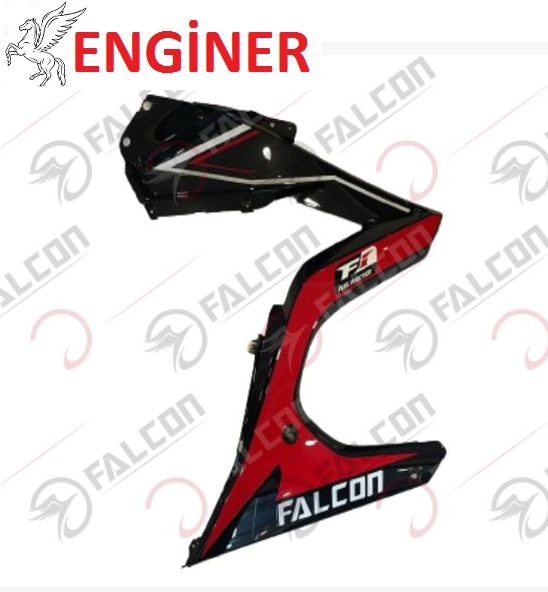 SİNYAL KARENAJI ALT (Z) PARÇA KIRMIZI BÜYÜK SAĞ - FR 177 RACING