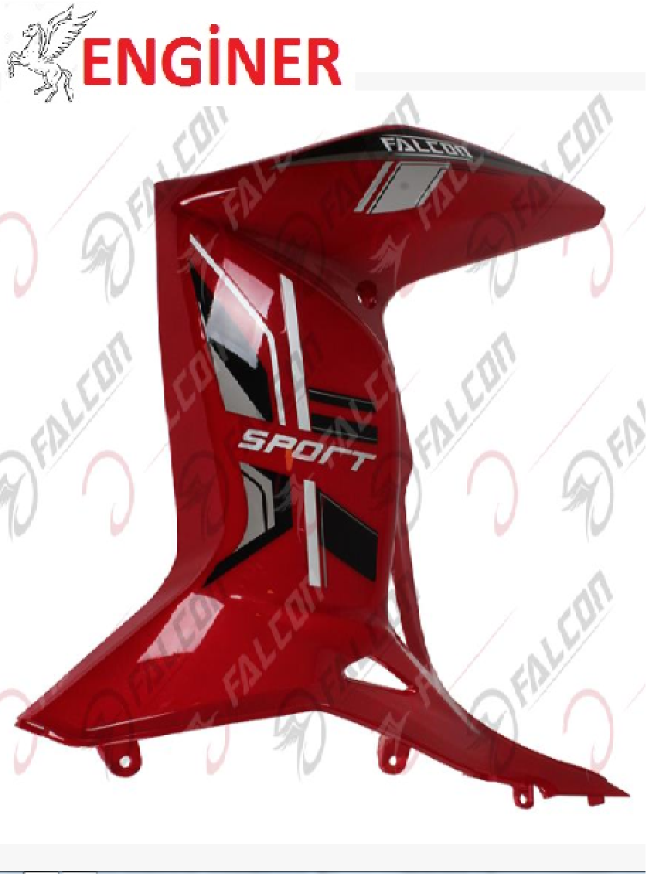 DIŞ DİZLİK SOL KIRMIZI-MASTER 50