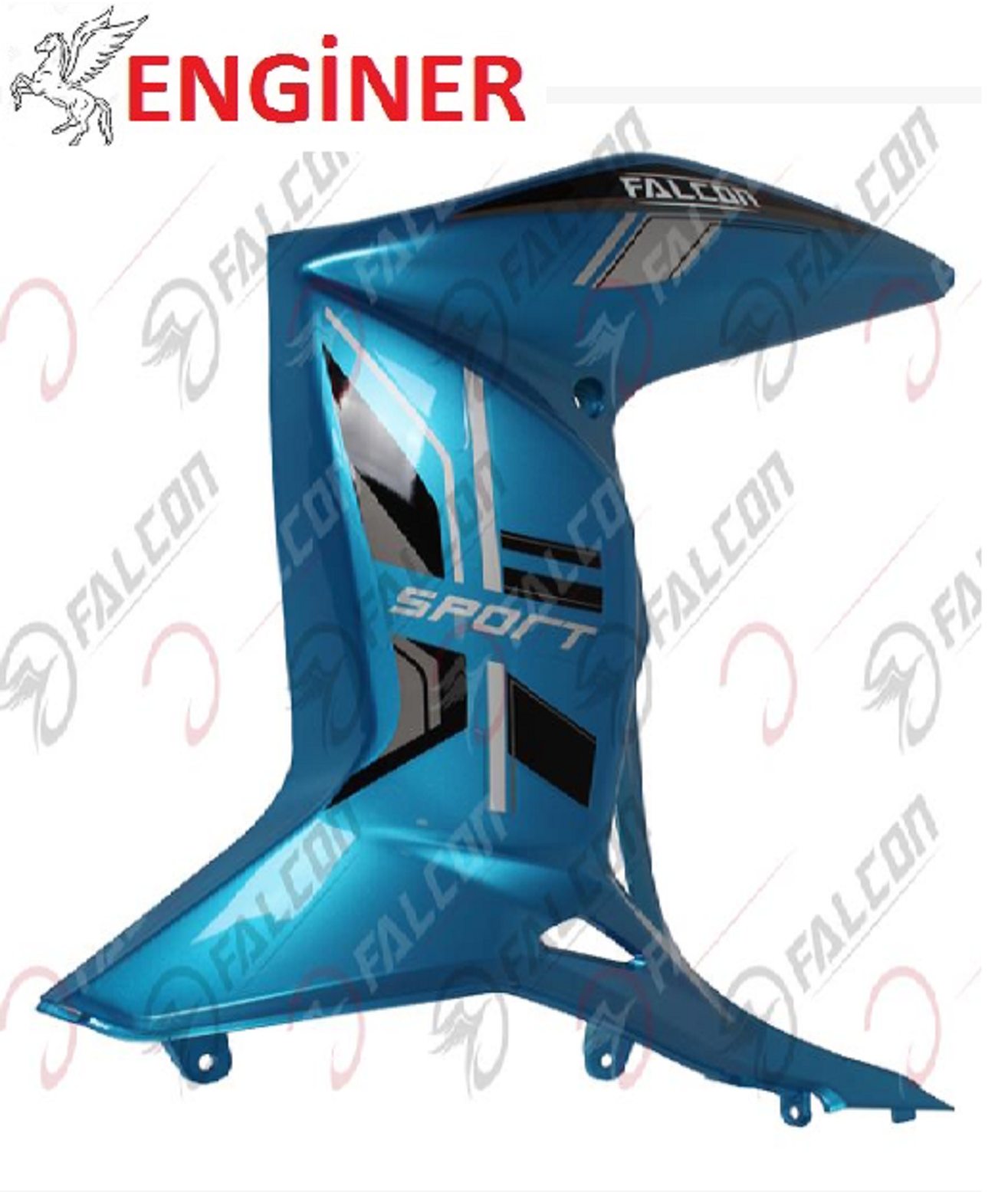 DIŞ DİZLİK SOL MAVİ-MASTER 50