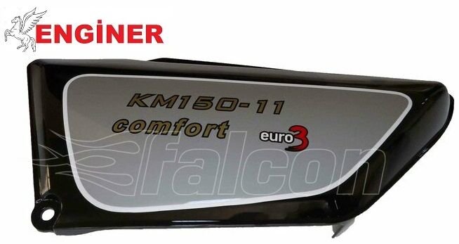 YAN KAPAK SOL SİYAH-COMFORT KM150-11