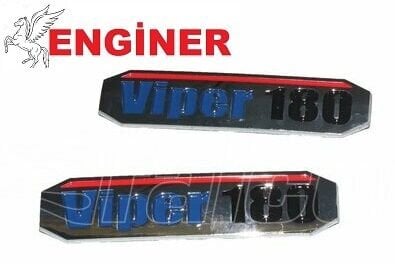 YAN KAPAK YAZISI VİPER 180 YAZILI(SAĞ SOL)-VIPER 180