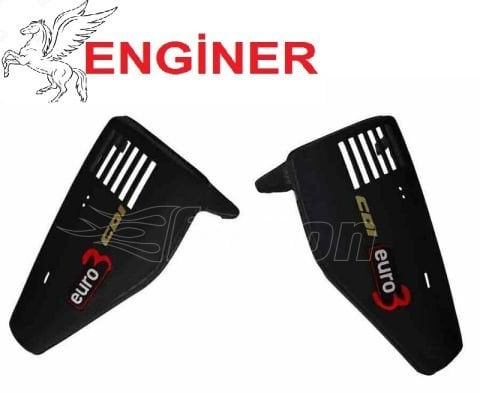 YAN KAPAK SAĞ SOL SİYAH TAKIM-ATTACK 100-