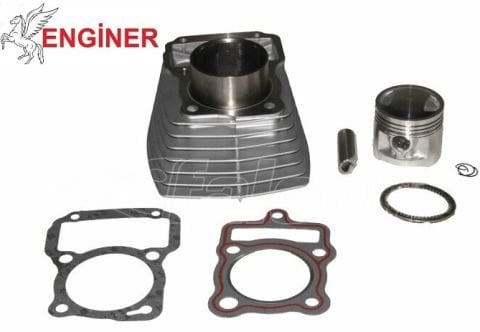 SİLİNDİR PİSTON KOMPLE Q62,5 13 PERNO GRİ-CG150