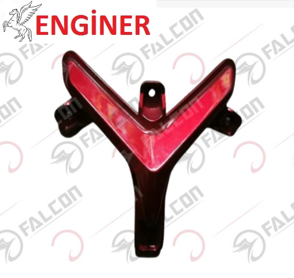 ÖN PANEL DEKORATİF PARÇA KIRMIZI - NEW HANDY