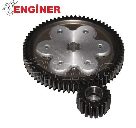 DEBRİYAJ MERKEZ DİŞLİSİ (69) VE KARŞILIĞI VE BURCU KOMPLE-SK50 ATTACK