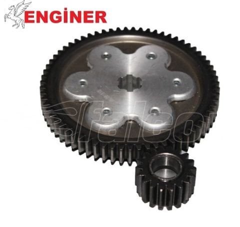 DEBRİYAJ MERKEZ DİŞLİSİ (69) VE KARŞILIĞI VE BURCU KOMPLE-SK50 ATTACK