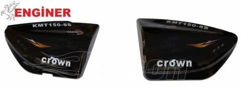 YAN KAPAK TAKIM SİYAH-CROWN KMT150-8S