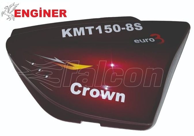 YAN KAPAK SOL KIRMIZI-CROWN KMT150-8S