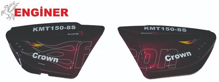 YAN KAPAK TAKIM KIRMIZI-CROWN KMT150-8S