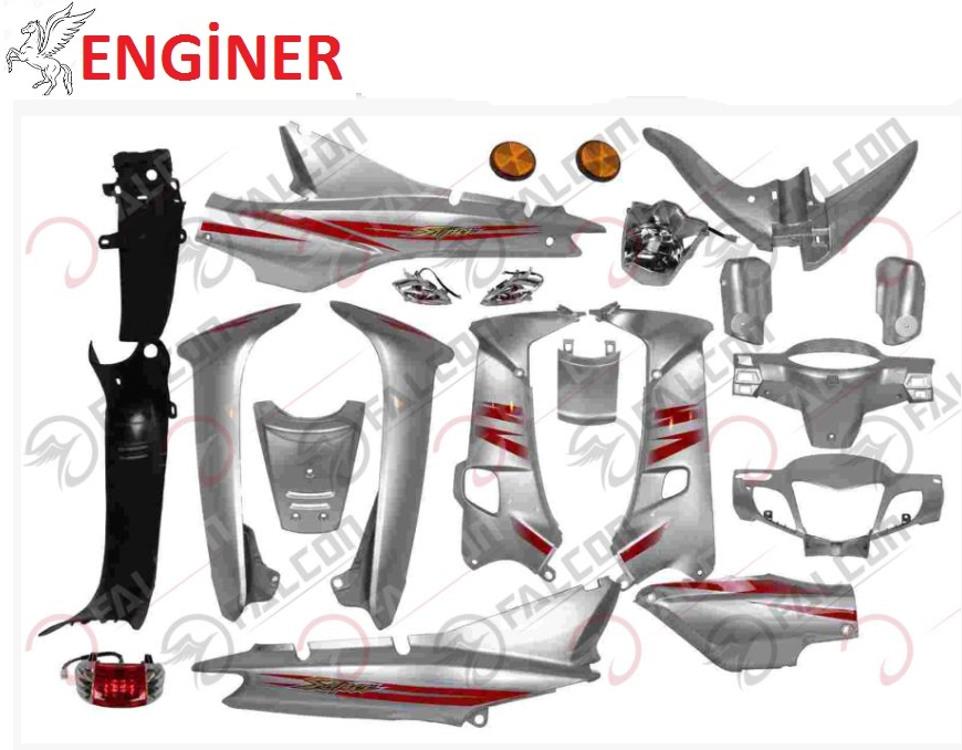 KH-MFH KAPORTA SETİ İTHAL(FAR STOP DAHİL) GRİ