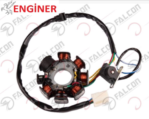 STATÖR KOMPLE 125 CG SERİSİ (5 KABLOLU)